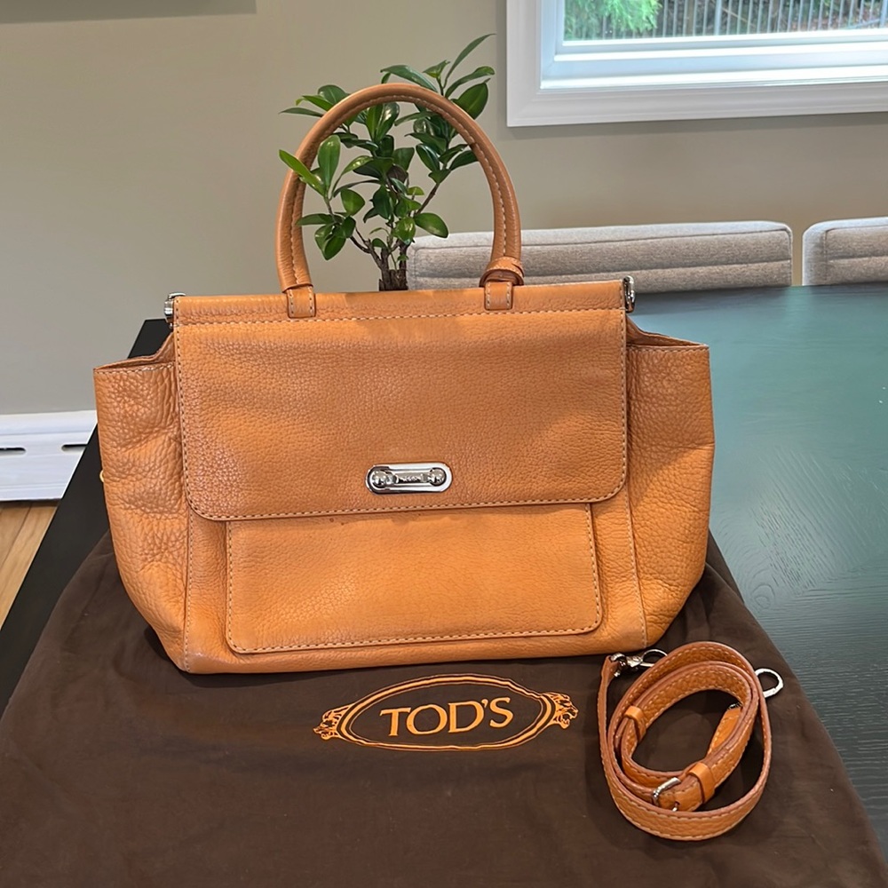 Authentic Leather Tod’s Messenger / Tote Bag
